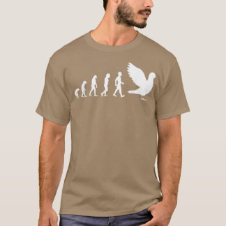 T-shirt Pigeon Evolution Breeder Racing Cadeau 2