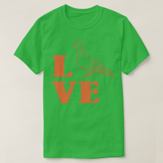T-shirt Pigeon Fancier Porte-Oiseaux Pigeon (Design devant)
