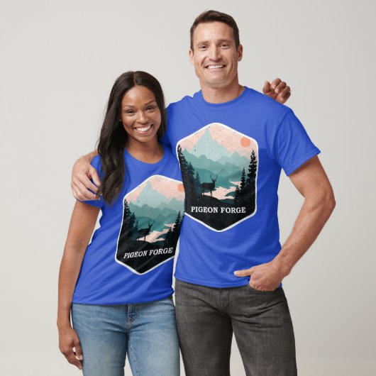 T-shirt Pigeon Forge Souvenir Great Smoky Mountains TN (Unisexe)