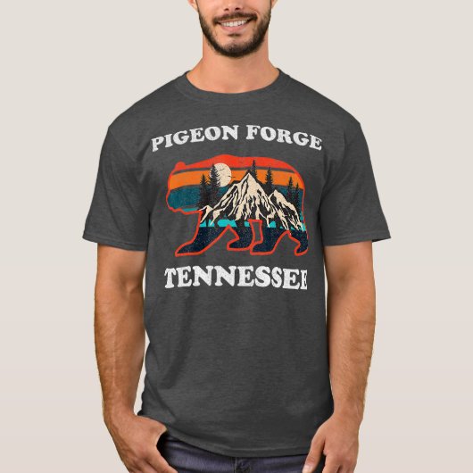 T-shirt Pigeon Forge Tennessee Souvenirs Bear Great (Devant)