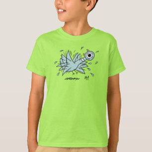 T-shirt Pigeon Freakout Lime pour enfants