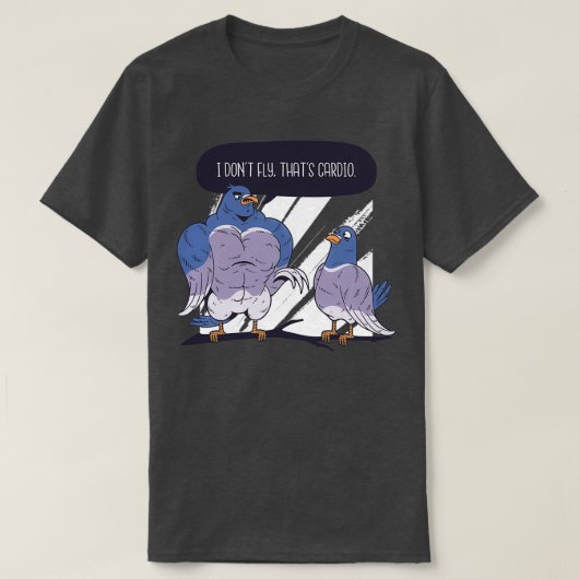 T-SHIRT PIGEON FUNNY 4 (Design devant)