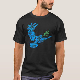 T-shirt Pigeon Journée Internationale De La Paix Pour Une