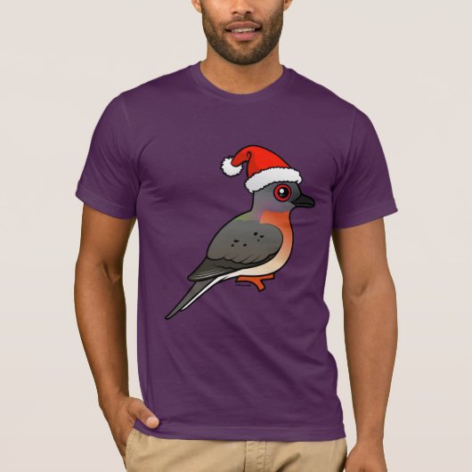 T-shirt Pigeon Père Noël (Devant)