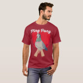 T-shirt Pigeon Ping Pong (Devant entier)