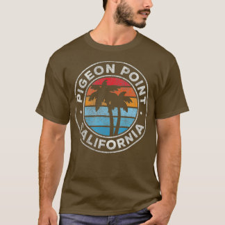 T-shirt Pigeon Point California CA Vintage Graphic Retro