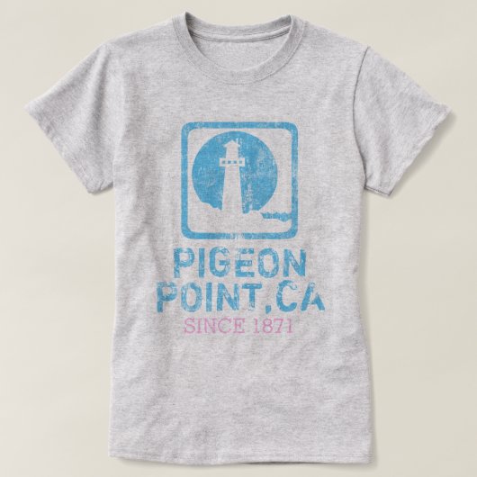 T-shirt Pigeon Point California DS (Design devant)