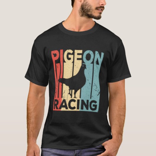 T-shirt Pigeon Racing (Devant)