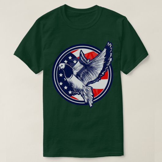T-shirt Pigeon Racing 9 (Design devant)