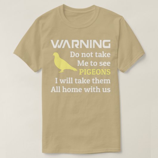 T-shirt Pigeon Racing Auteur Fancier Élevage Funny (Design devant)