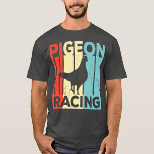 T-shirt Pigeon Racing Vintage Retro Unisex