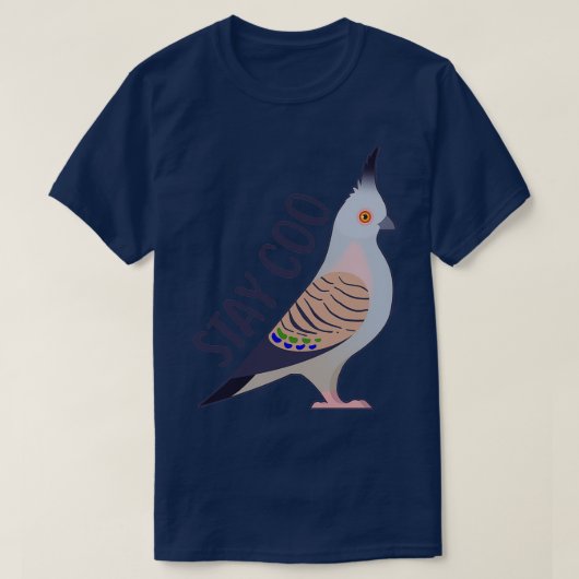 T-shirt Pigeon Reste Coo 2 (Design devant)