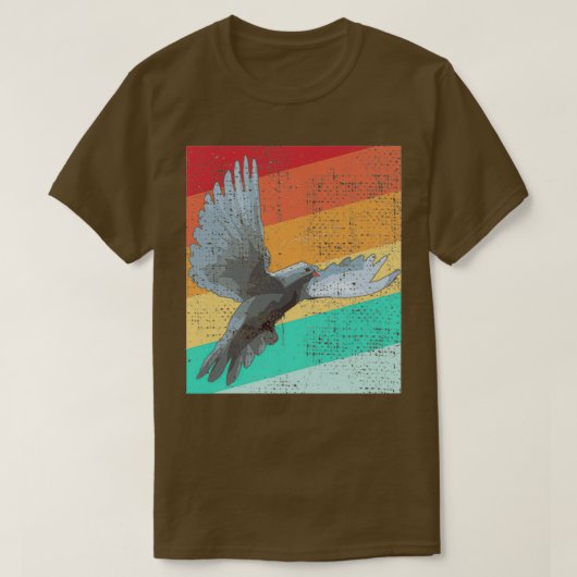T-shirt Pigeon Retro Pigeon Breeder 1 (Design devant)