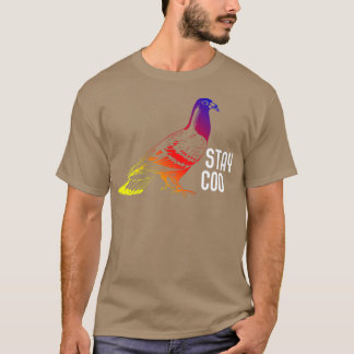 T-shirt Pigeon Stay Coo Breeder Pigeon Racing Cadeau
