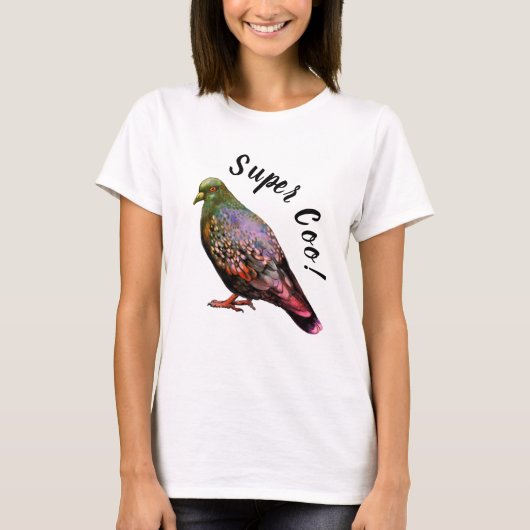 T-shirt Pigeon, super coo ! (Devant)
