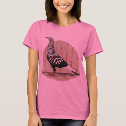 T-shirt Pigeon volant de vol de larve (Devant)