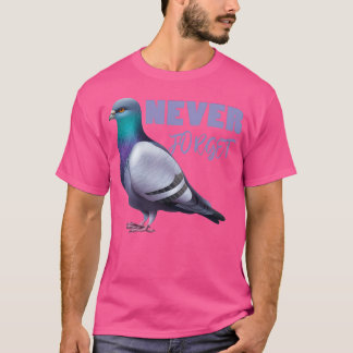 T-shirt pigeon voyageur N'oubliez jamais Ts 1