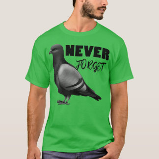T-shirt pigeon voyageur N'oubliez jamais Ts 4