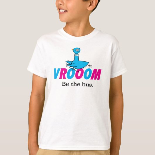 T-shirt Pigeon Vroom Kids White (Devant)