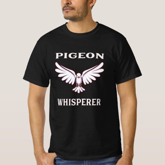 T-shirt Pigeon Whisperer (Devant)