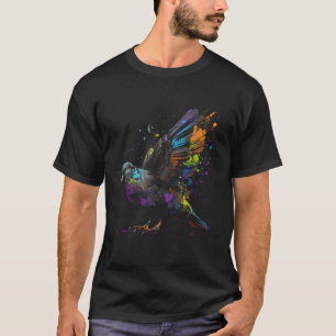 T-shirt Pigeons Splash Art Dove Retro Pigeon Breeder Bird