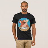 T-shirt Piglet Dessin Carton mignon (Devant entier)