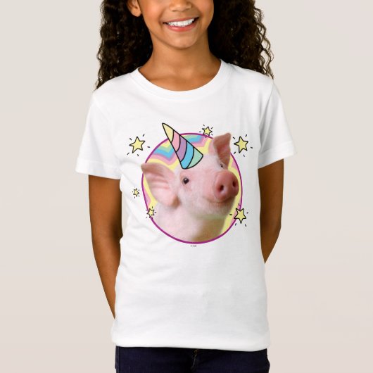 T-Shirt Piglet magique Unicorn (Devant)