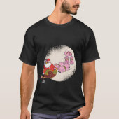 T-shirt Pignon De père Noël Avec Cochons Volants Et (Devant)