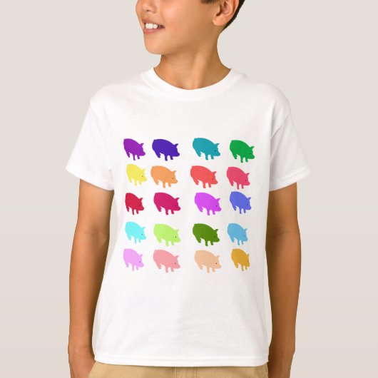 T-shirt Pigs de Rainbow (Devant)