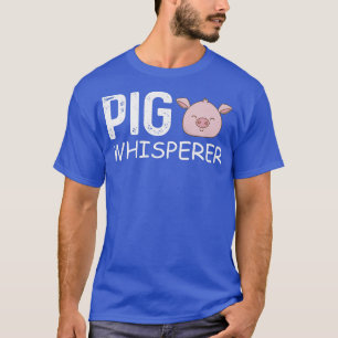 T-shirt Pigs Whisperer Farmer Vintage I Love Pigs Fa Drôle