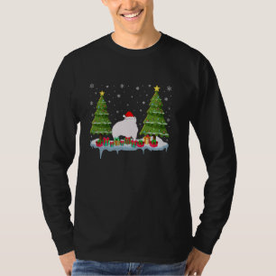 T-shirt Pika Xmas Arbre Lumière Hommes Femmes Laid Noël