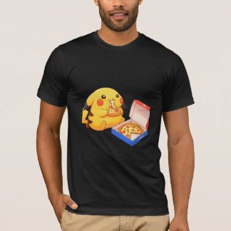 T-shirt Pikachu amoureux de pizza