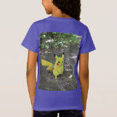 T-Shirt Pikachu dans le tee d'instantané sauvage (Dos)