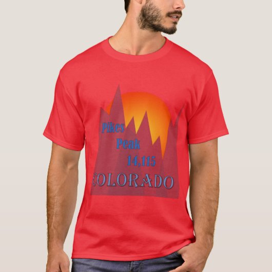 T-shirt Pikes Peak boy (Devant)