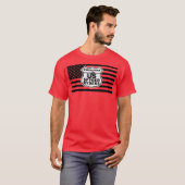 T-shirt Pikes Peak Chapter - Black Flag & Logo (Devant entier)