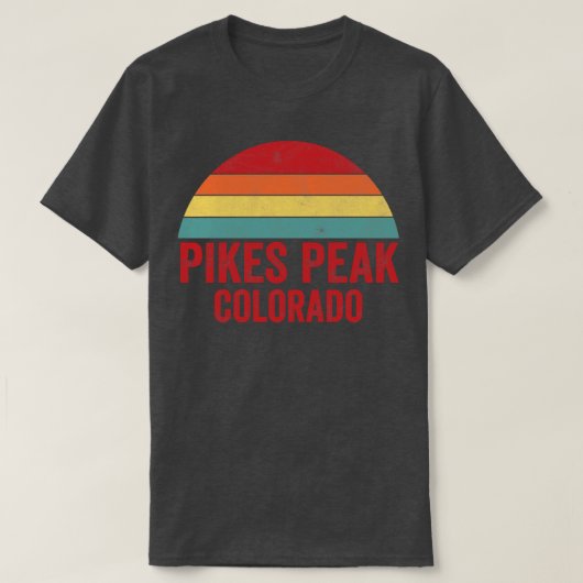 T-shirt Pikes Peak Colorado (Design devant)