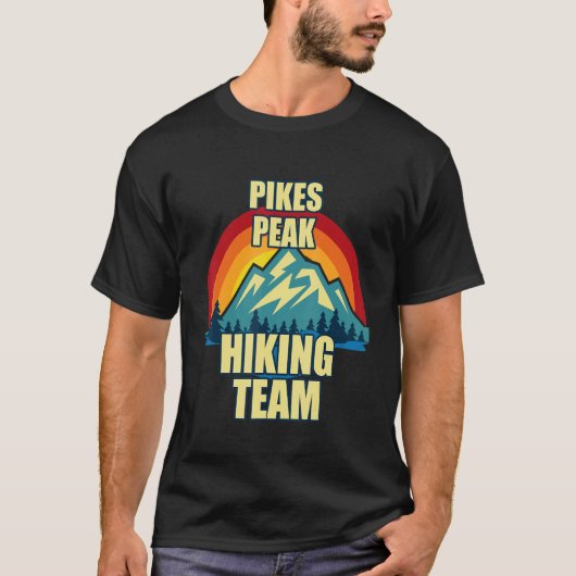 T-shirt Pikes Peak  Family Matching Hiking (Devant)