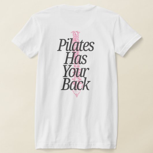 T-shirt Pilates a votre dos (Couchage Retour)