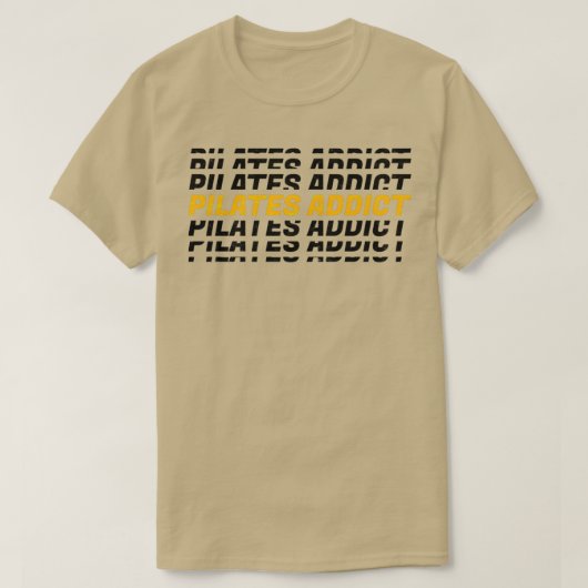 T-shirt Pilates Addict I Love Pilates Pilates Lover 2 (Design devant)