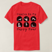 T-shirt Pilates Est Mon Happy Hour 3 (Design devant)