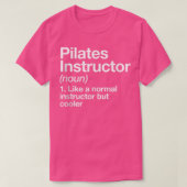 T-shirt Pilates Instructeur Définition Funny Trainer Gym S (Design devant)