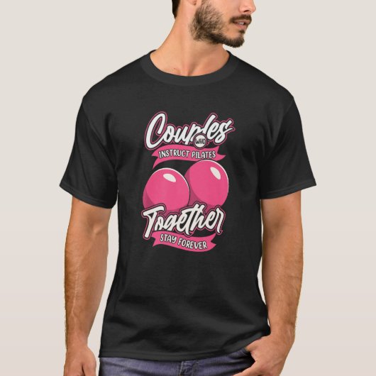 T-shirt Pilates Instructor Couple Reformer Leçons d'entraî (Devant)