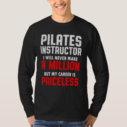 T-shirt Pilates Instructor Trainer Enseignant 13 (Devant)