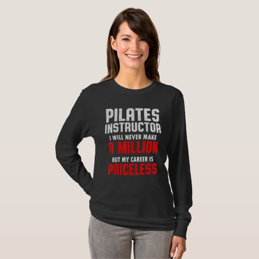 T-shirt Pilates Instructor Trainer Enseignant 13 (Devant entier)