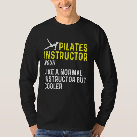 T-shirt Pilates Instructor Trainer Enseignant 27 (Devant)