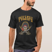 T-shirt Pilates Pirate Workout Mind Body Exercise Enthusi (Devant)
