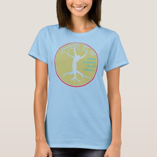 T-shirt Pilates pour le corps profond (Devant)