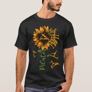 T-shirt Pilates tournesol Réformateur Fleur de Pilates