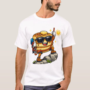 T-shirt Pile de crêpes en montée