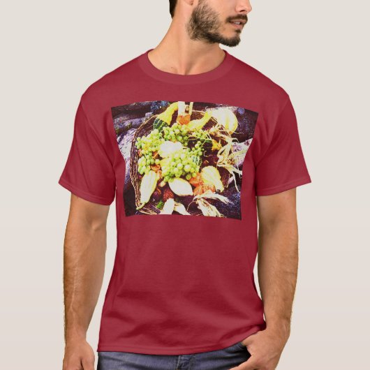 T-shirt "Pile De Fruits" Belle Photo. Commandez dès mainte (Devant)